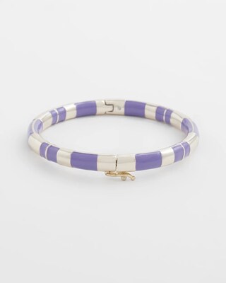 Purple Chico's Click Bangle