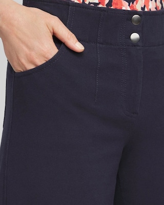 Cotton Stretch Wide Leg Pants click to view larger image.