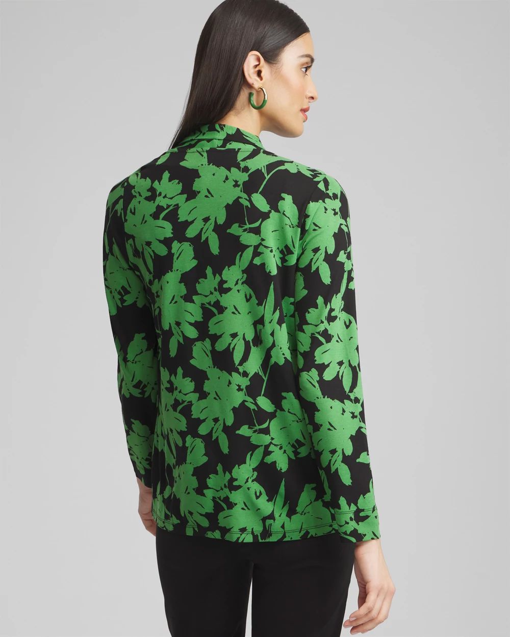 Touch of Cool™ Floral Easy Cardigan