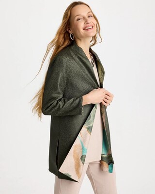 Travelers™ Soft Bloom Reversible Crushed Jacket click to view larger image.
