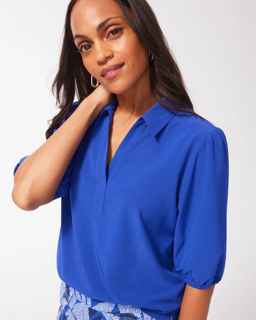 Zenergy UPF Neema Elbow Sleeve Polo