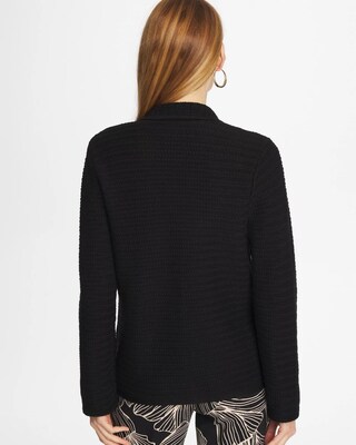 Textured Stitch Detail Cardigan click to view larger image.