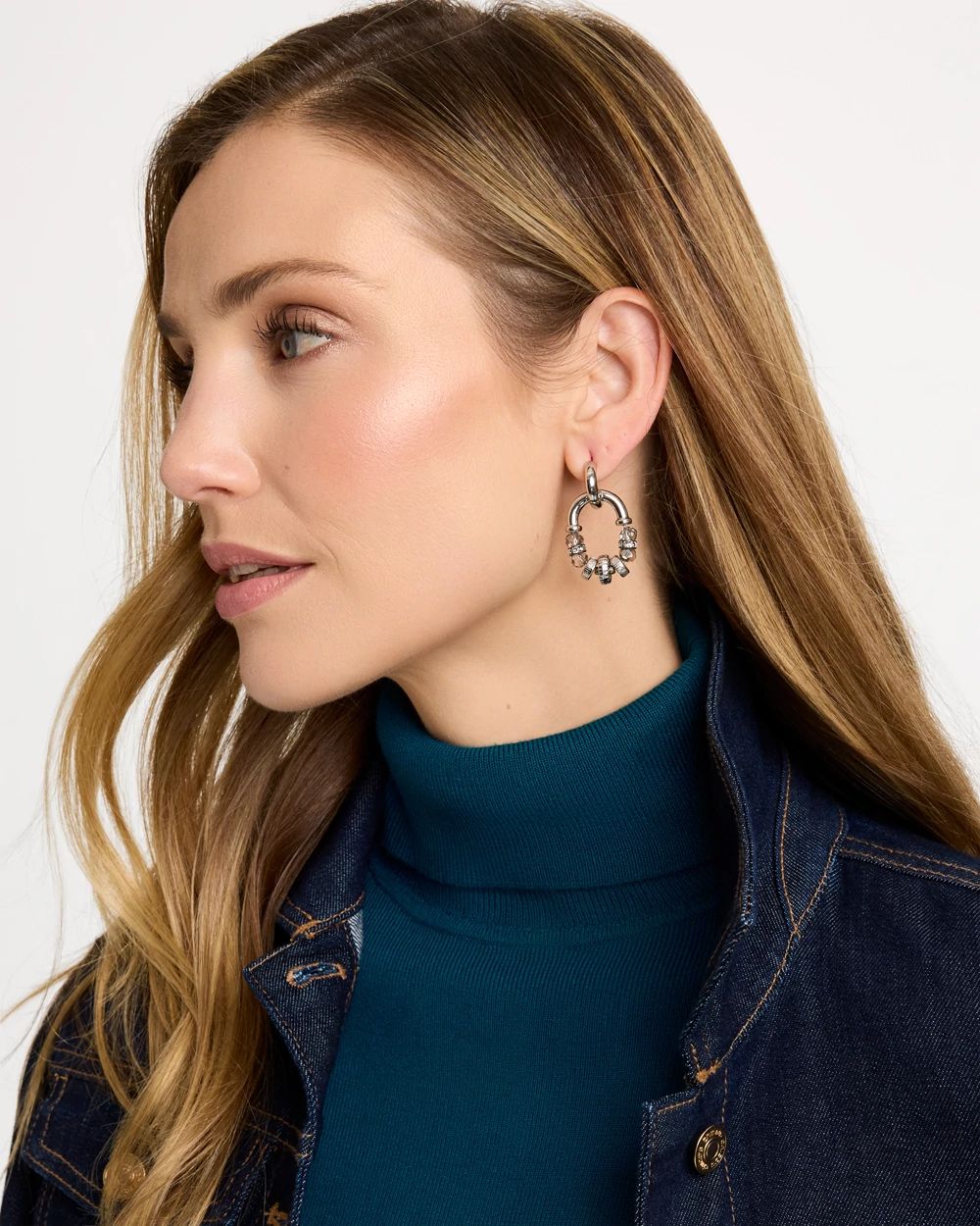 Doorknocker Drop Earrings click to view larger image.