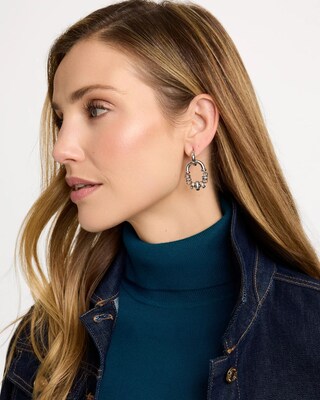 Doorknocker Drop Earrings click to view larger image.
