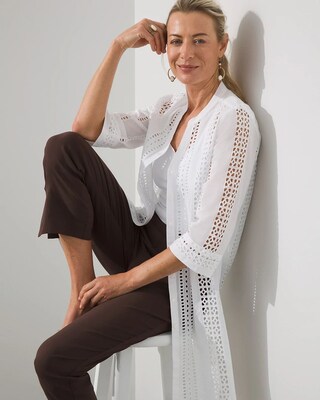 Eyelet Maxi Tunic