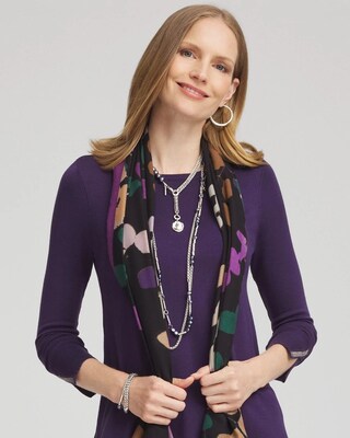 Silver Tone & Pearl Necklace