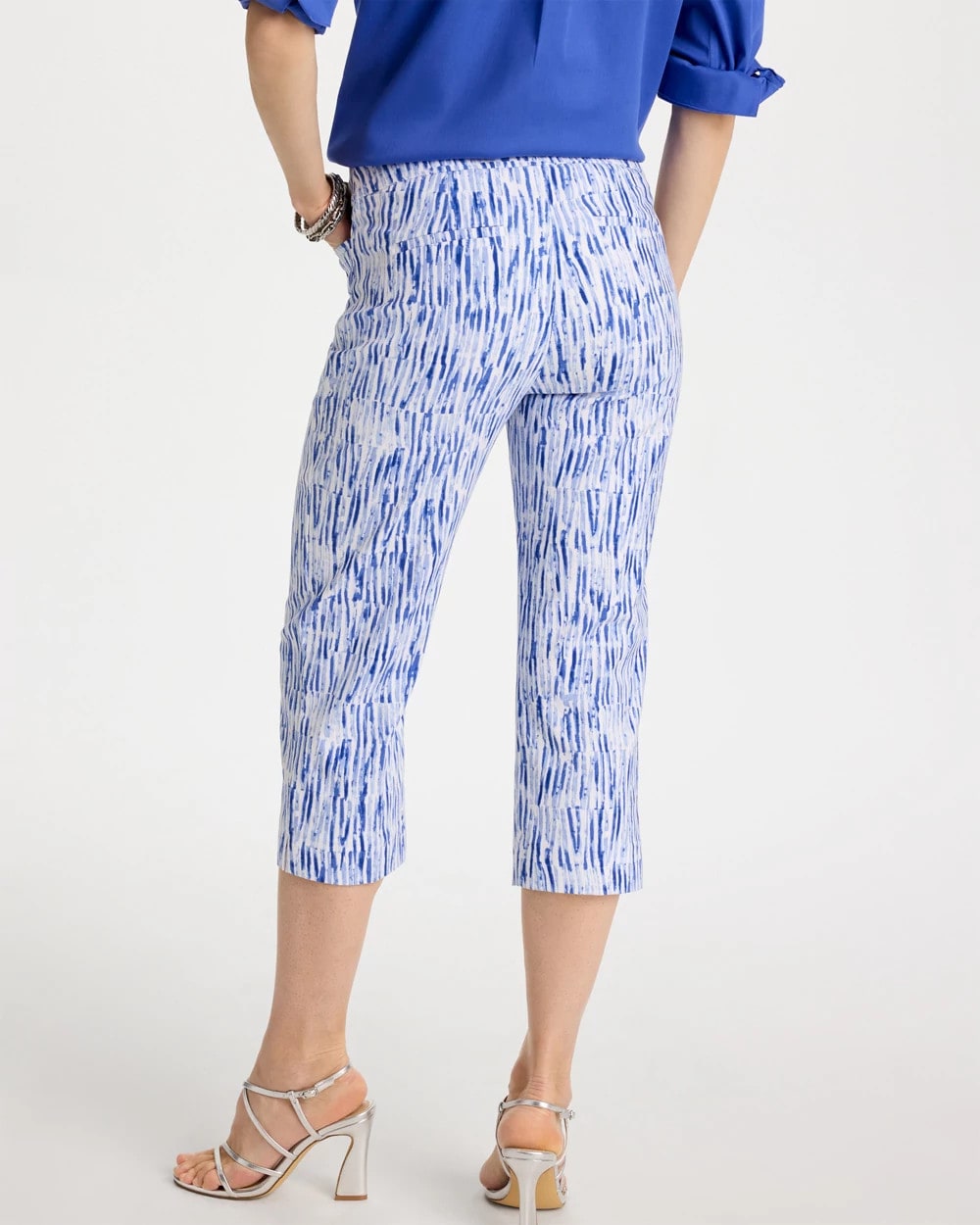 Brigitte™ Slim Infinite Lines Capri Pants