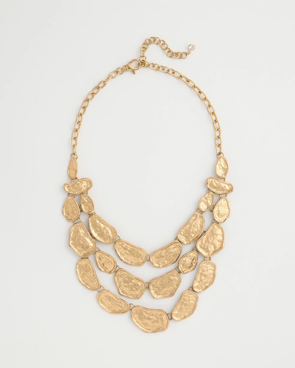 Beaded Multi-Strand Bib Necklace
