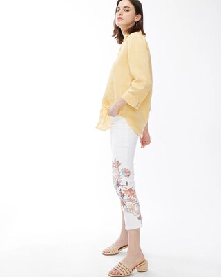 Girlfriend Floral Paisley Crops