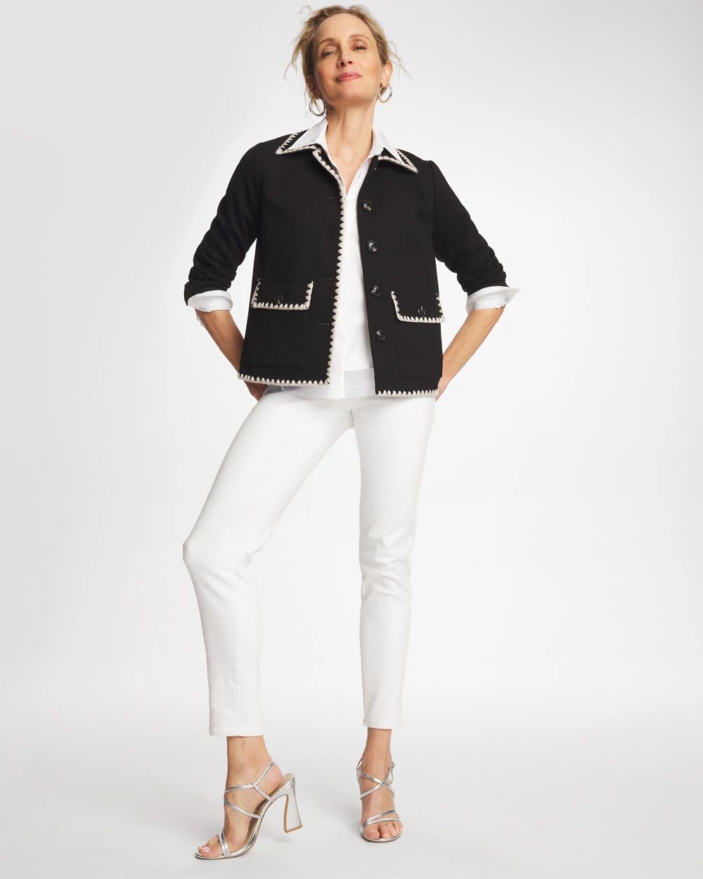 No Stain Pull-On Ankle Jeggings