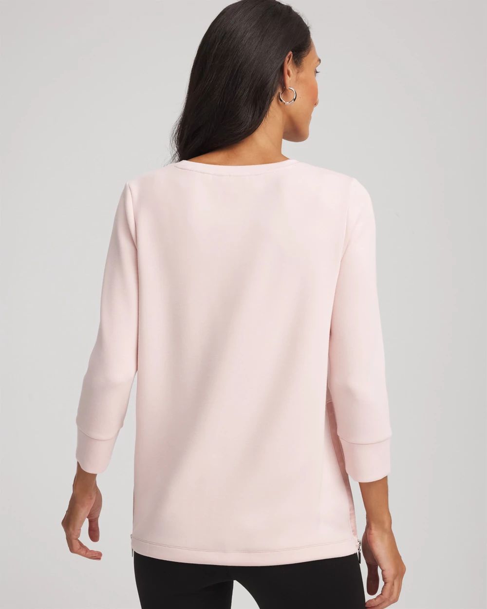 Zenergy® Scuba Satin-Trim Tunic