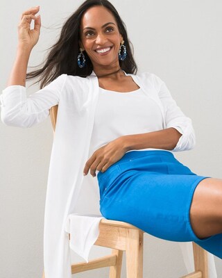 Pull-on Denim Shorts