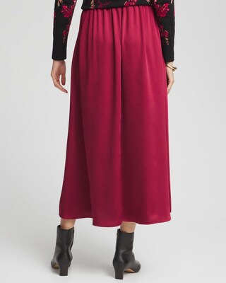 Relaxed Stretch Satin Skirt click to view larger image.