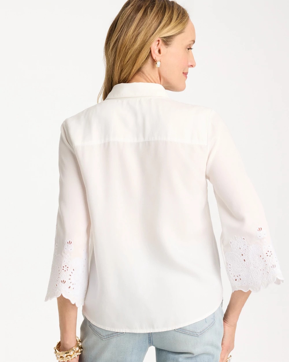 Tencel™ Denim Eyelet Shirt