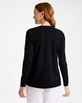 Ella Long-Sleeve Cardigan click to view larger image.