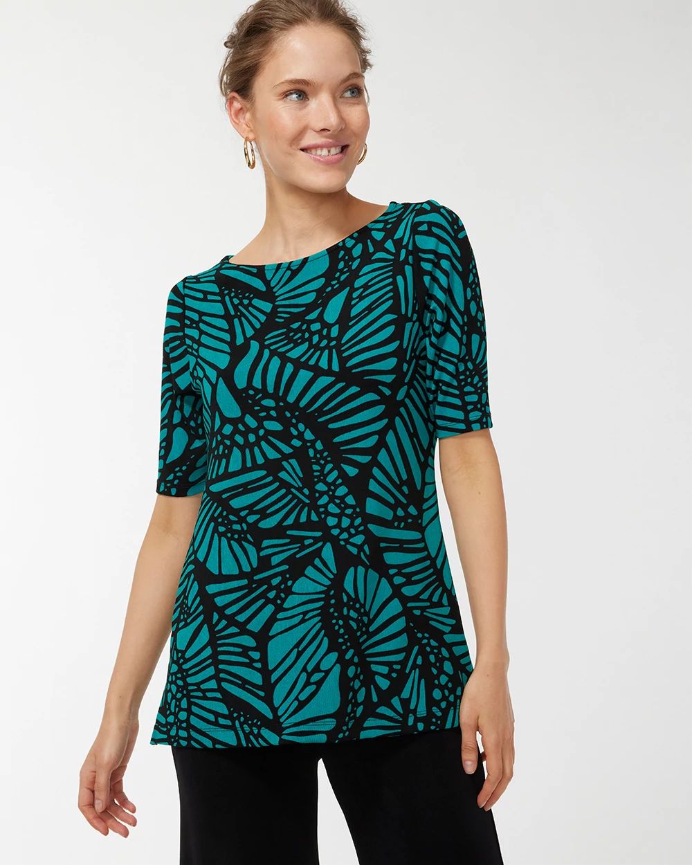 Travelers Wing Elbow Sleeve Tunic