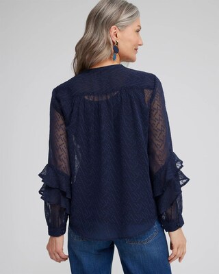 Ruffle Sleeve Top
