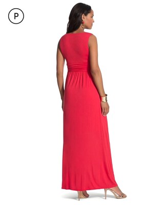 Petite Red Maxi Dress