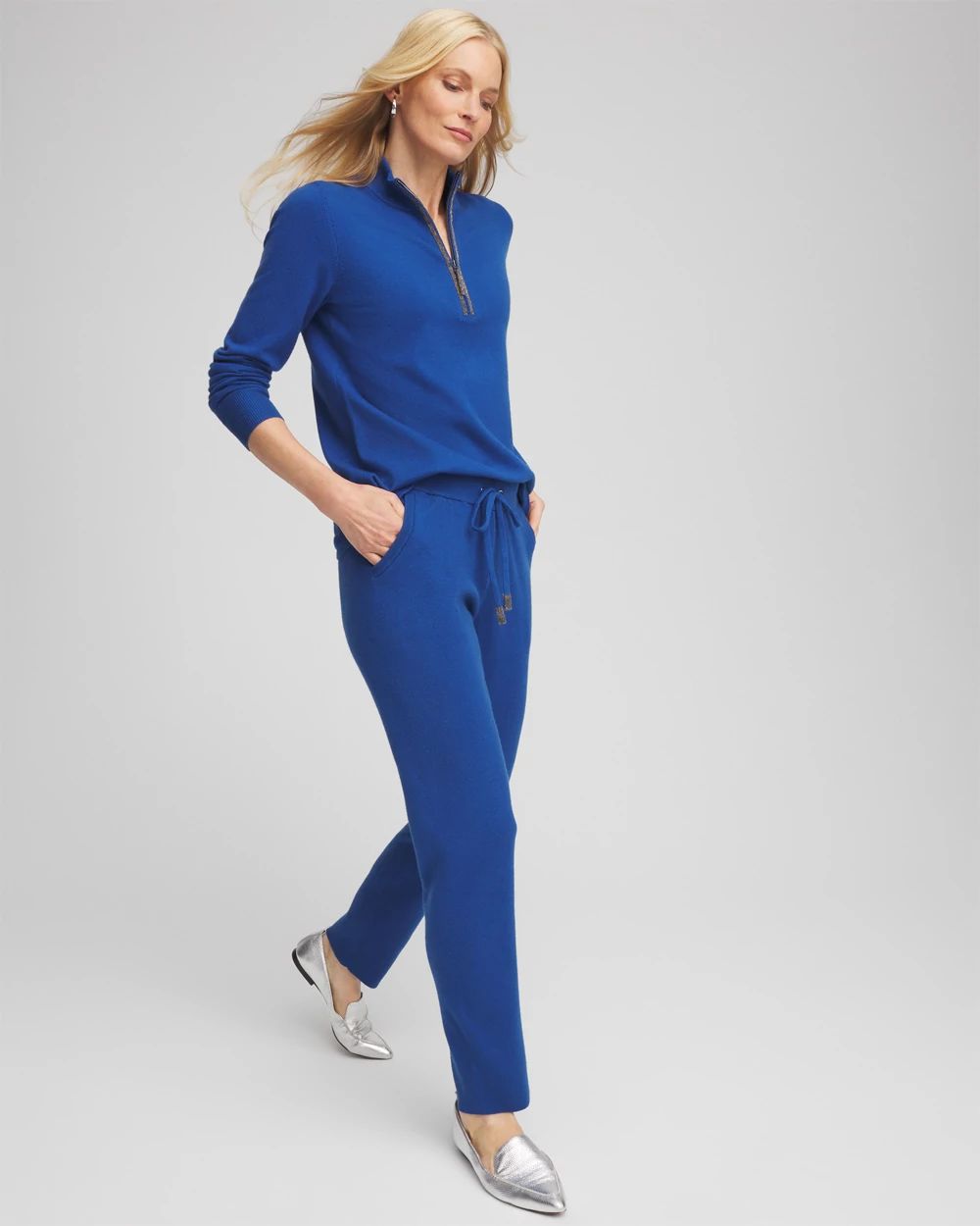 Zenergy® Luxe Half Zip Pullover Top