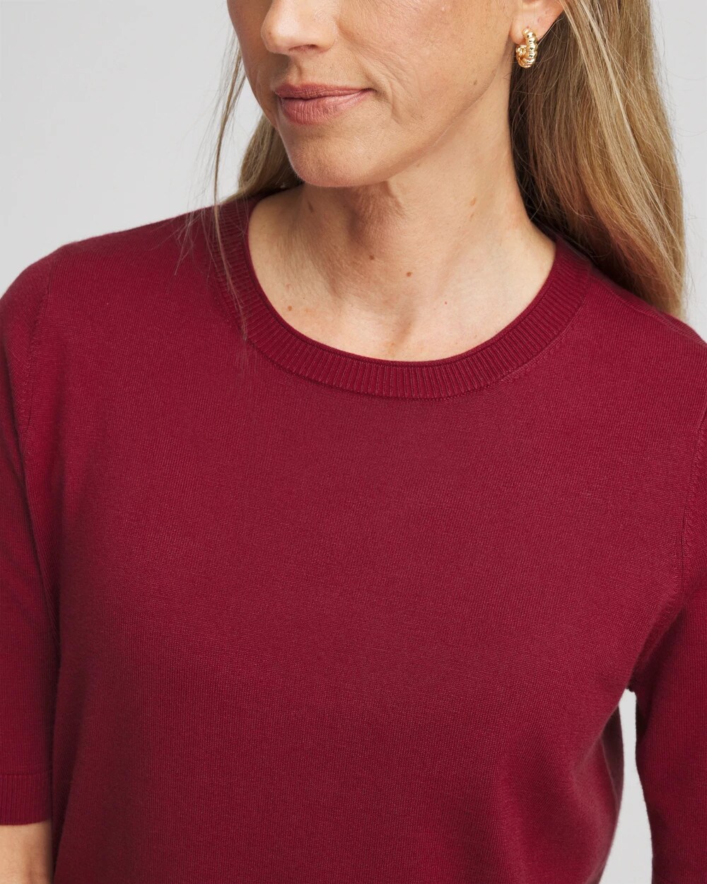 Short Sleeve Pullover Sweater