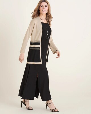 Double-Slit Maxi Skirt