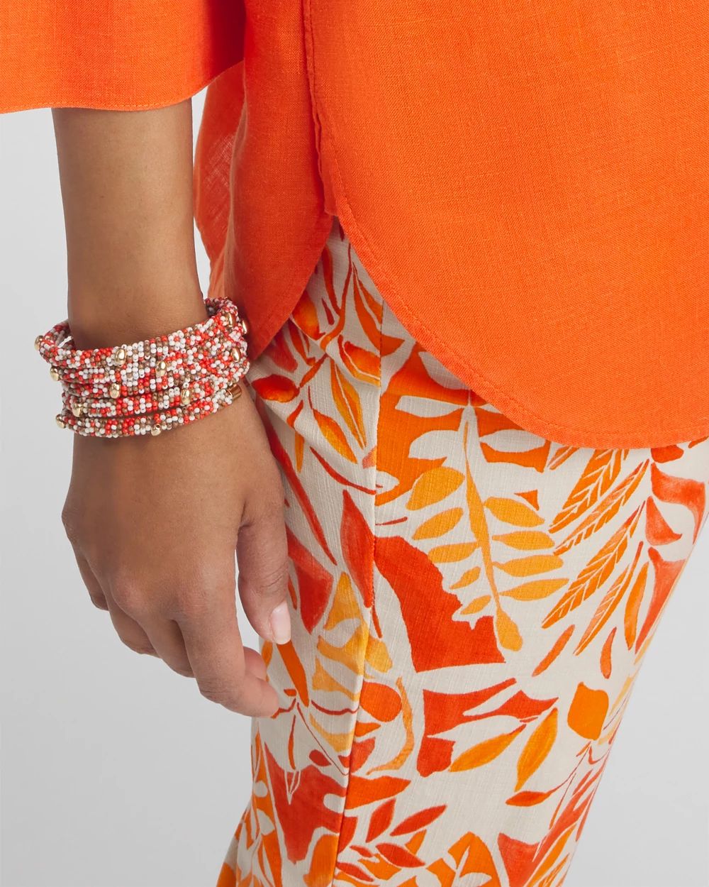 Seed Bead Coil Bracelet