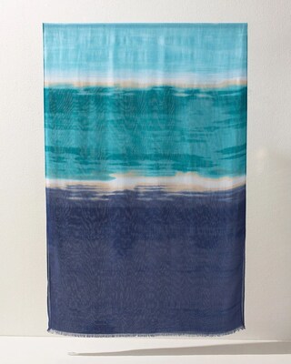 Painted Ombre Oblong Scarf