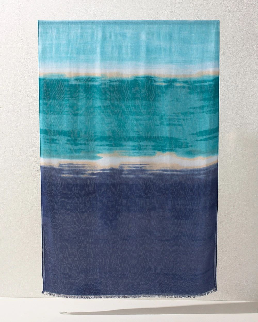 Painted Ombre Oblong Scarf