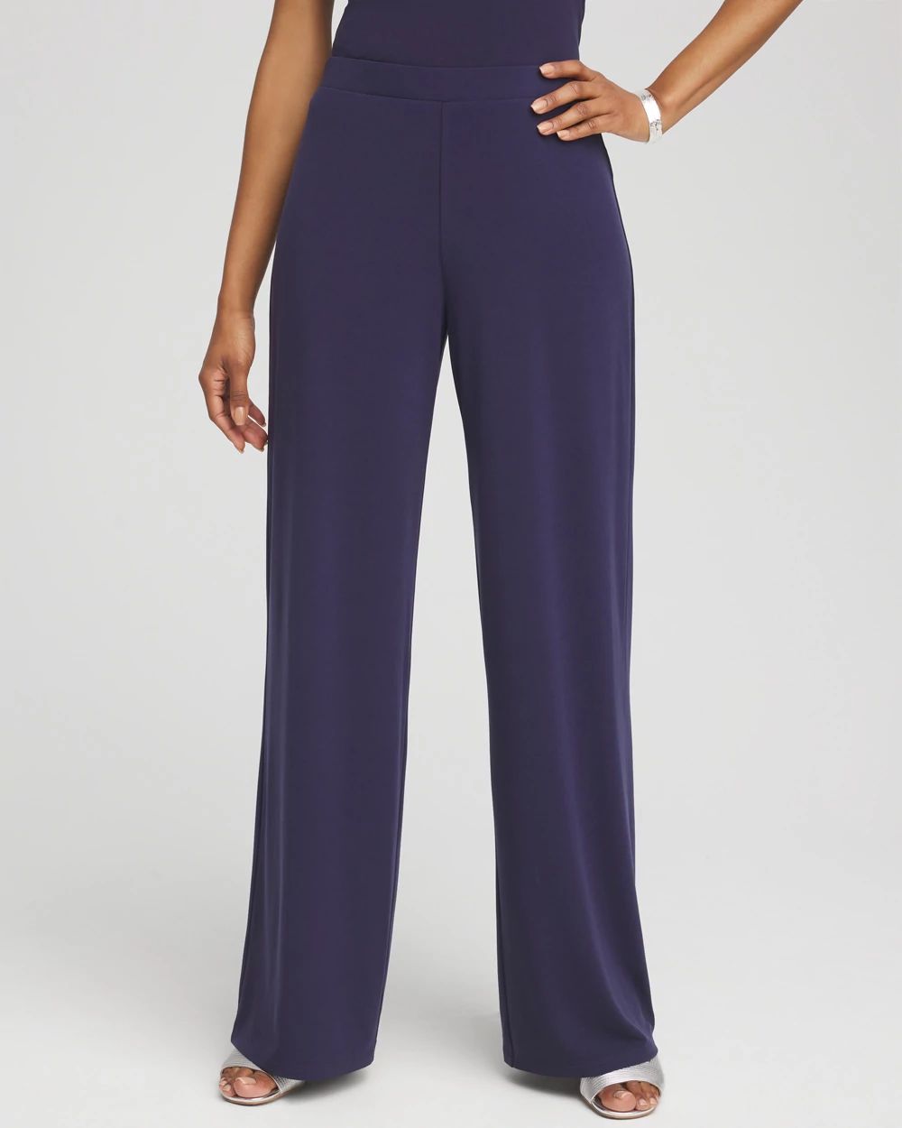 Travelers™ Knit Wide-Leg Pants