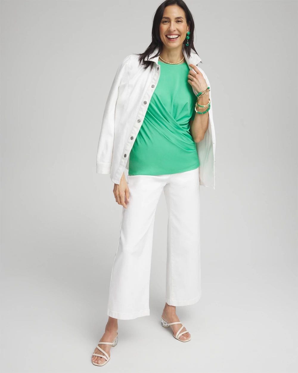 Draped Front Tee click to view larger image.