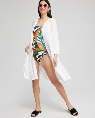 Button Front Swim Coverup click to view larger image.