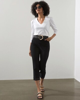 Puff Drape Sleeve Tee