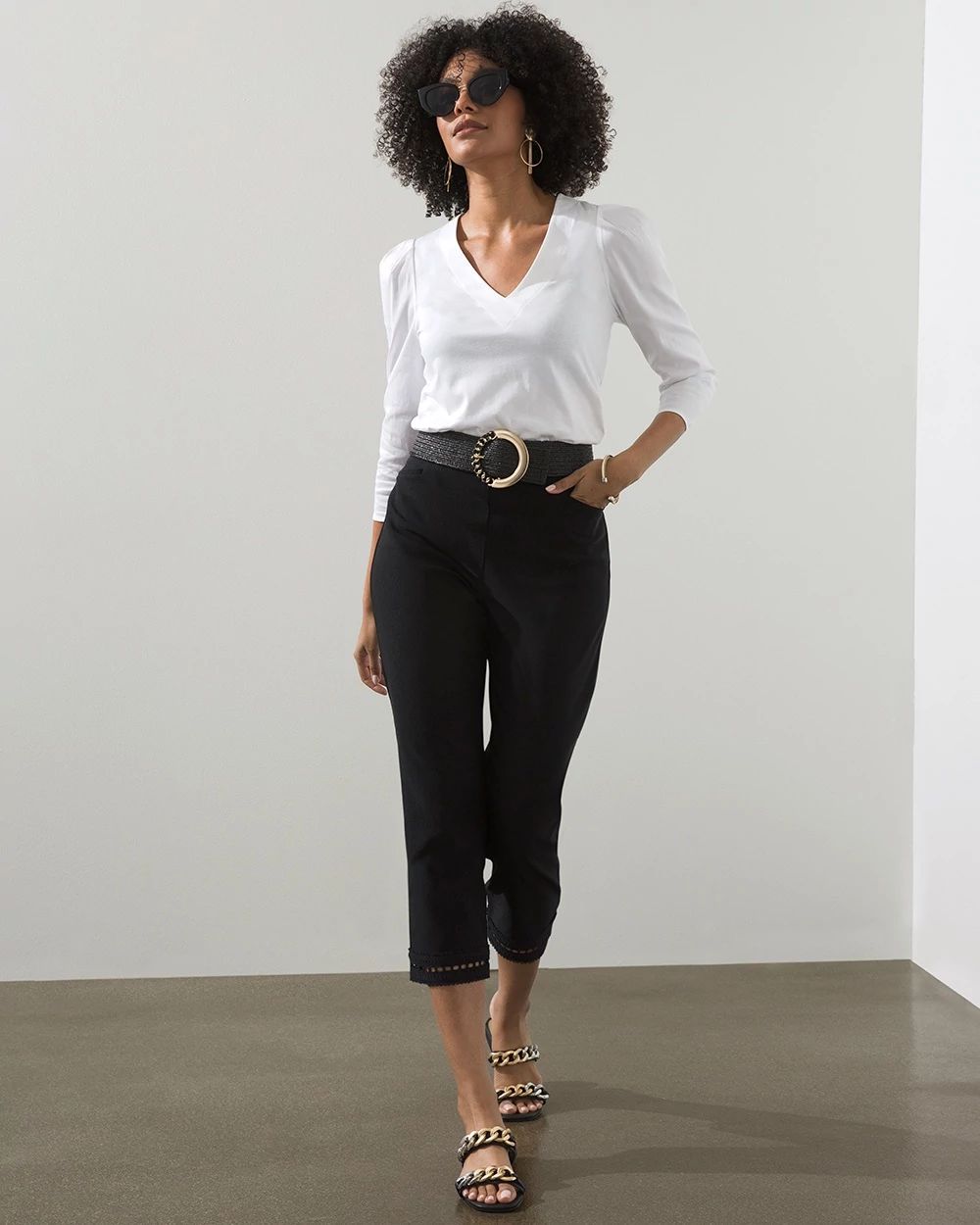 Puff Drape Sleeve Tee