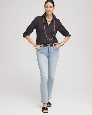 3/4 Sleeve Stretch Shirt click to view larger image.