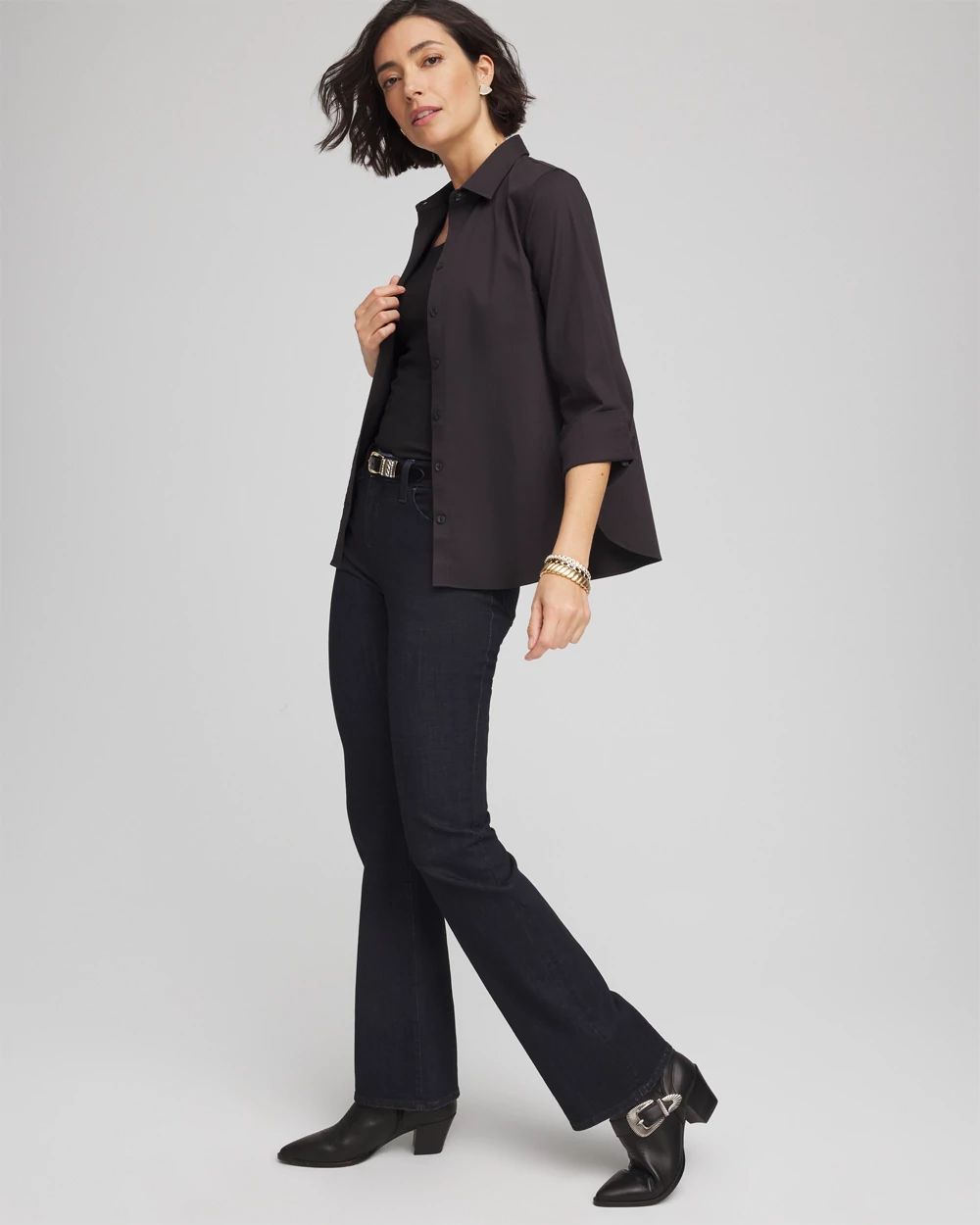 No Iron™ Stretch-Sateen Shirt