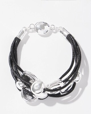Black & Silver Tone Magnetic Bracelet