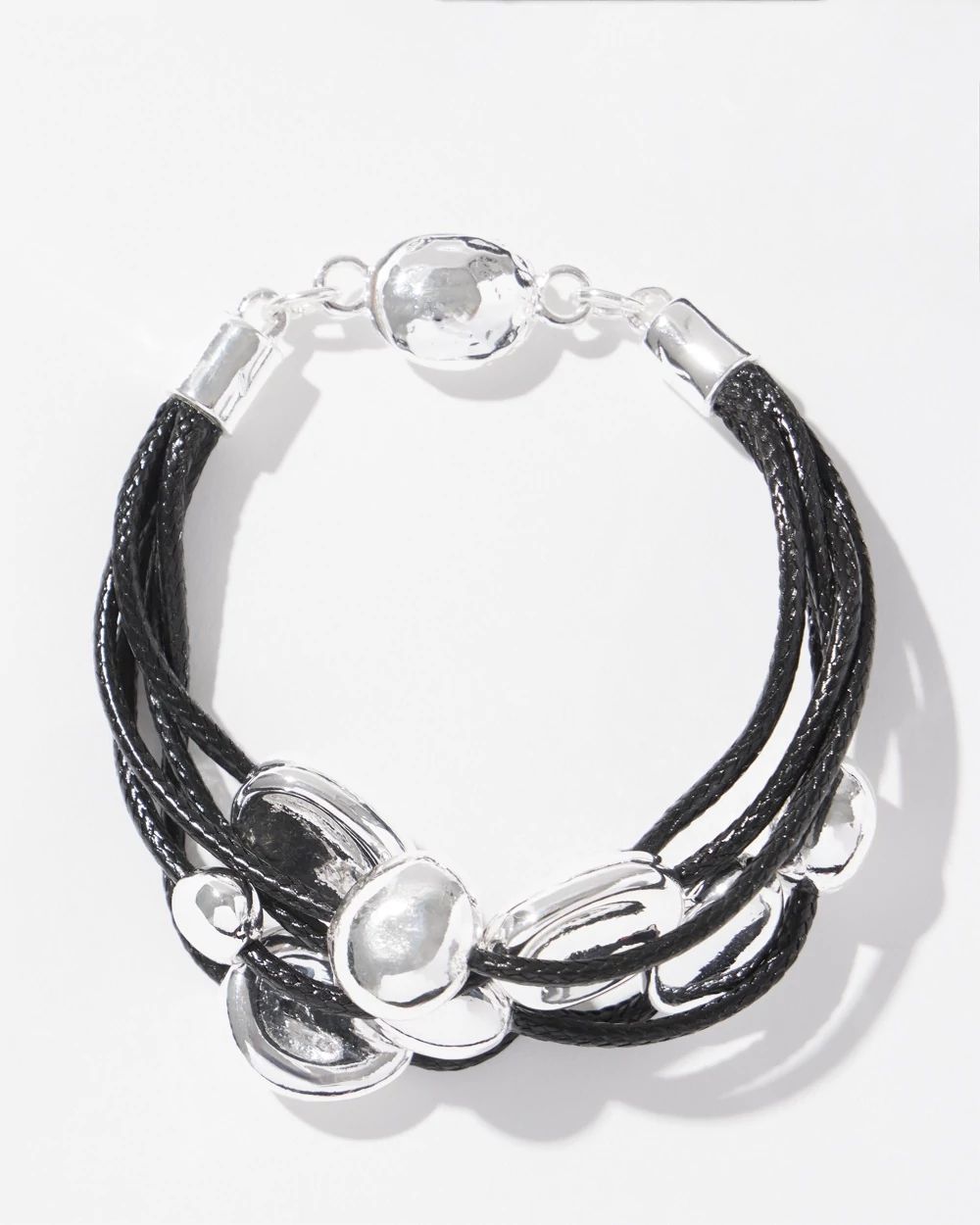 Black & Silver Tone Magnetic Bracelet