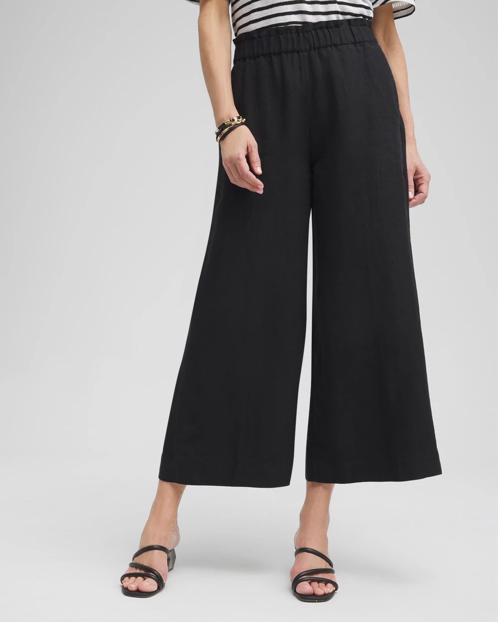Linen Culotte Pants