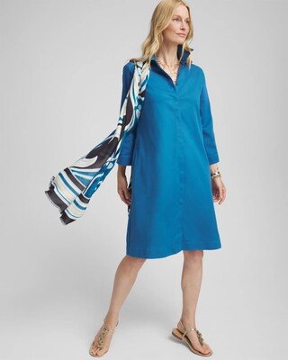 No Iron™ Shirt Dress click to view larger image.