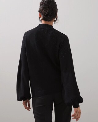 Black Label Go Beaded Cashmere Sweater