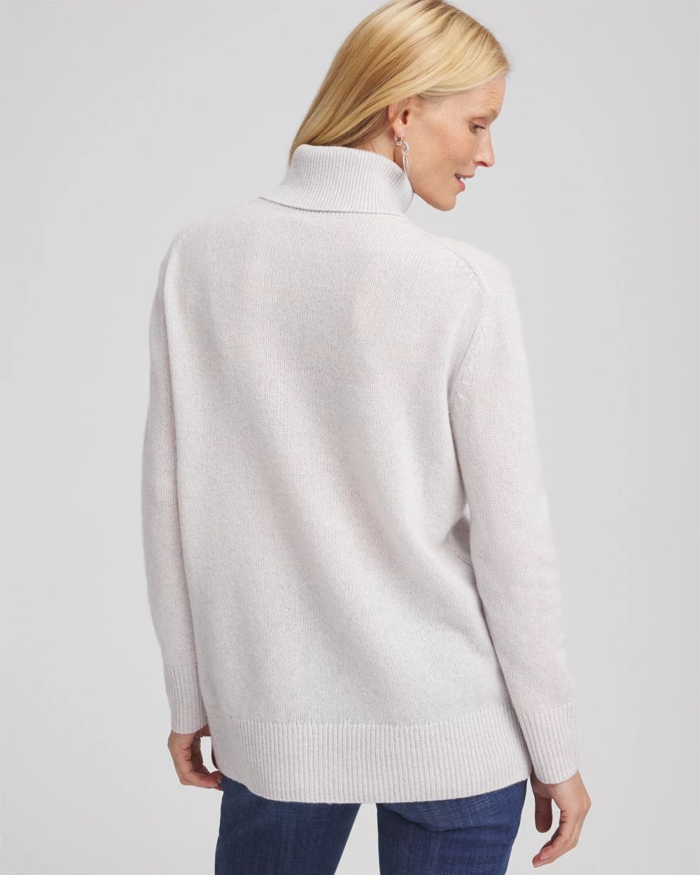 Cashmere Turtleneck Sweater Tunic
