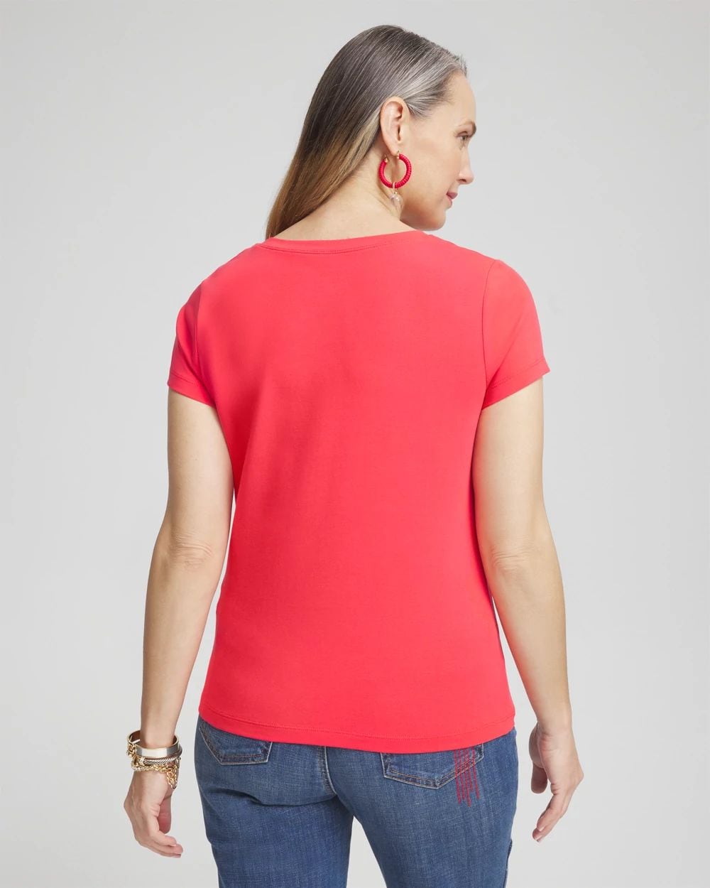 V-neck Perfect Tee click to view larger image.