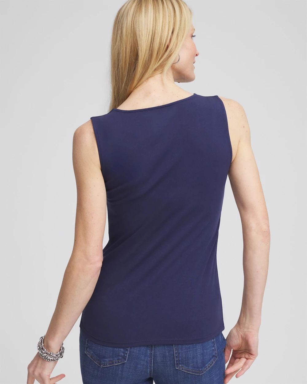 Contour Cotton&#8482 Square Neck Tank