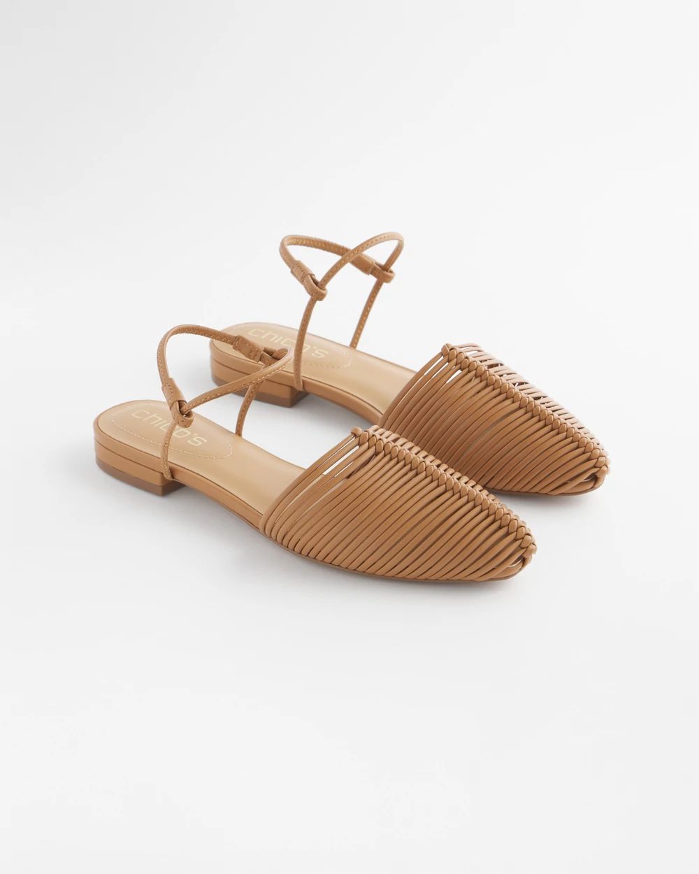 Woven Slingback Sandals click to view larger image.