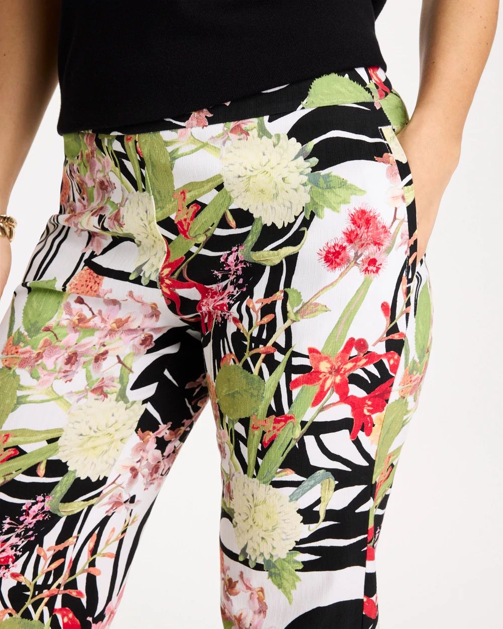 Tropical Nights Brigitte™ Straight Crop Pant click to view larger image.