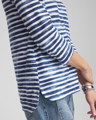 Slub Scoop Neck Tee