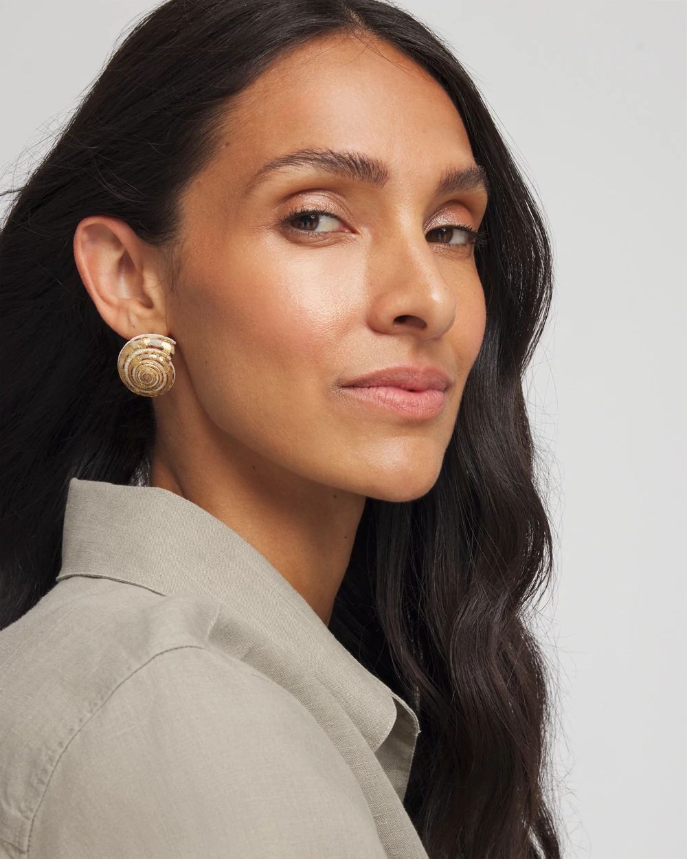No Droop® Gold Foiled Sundial Earrings