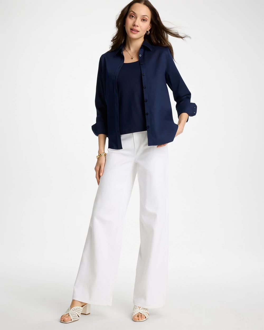 No Iron™ Stretch Shirt click to view larger image.