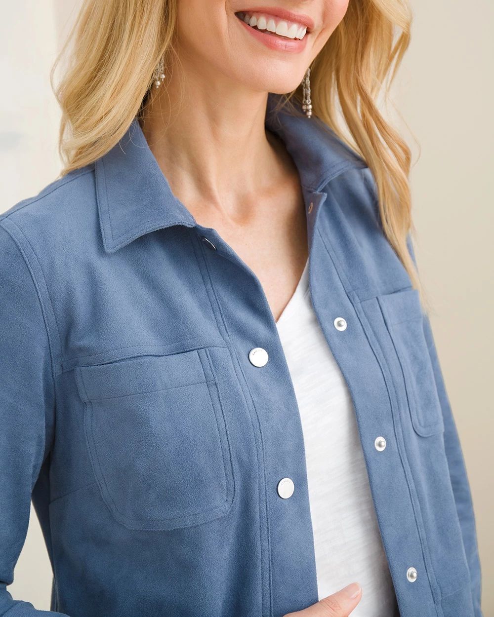 Faux Suede Shacket