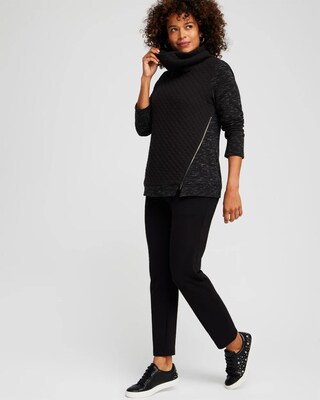 Zenergy® French Terry Cowl Neck Top